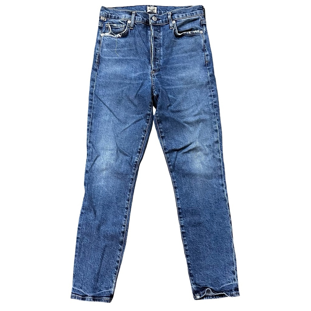 Citizens of Humanity Olivia High Rise Slim Ankle Size 26 Hidden Button Fly